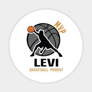 Levi MVP Custom Player Basketball Prodigy Your Name Magnet